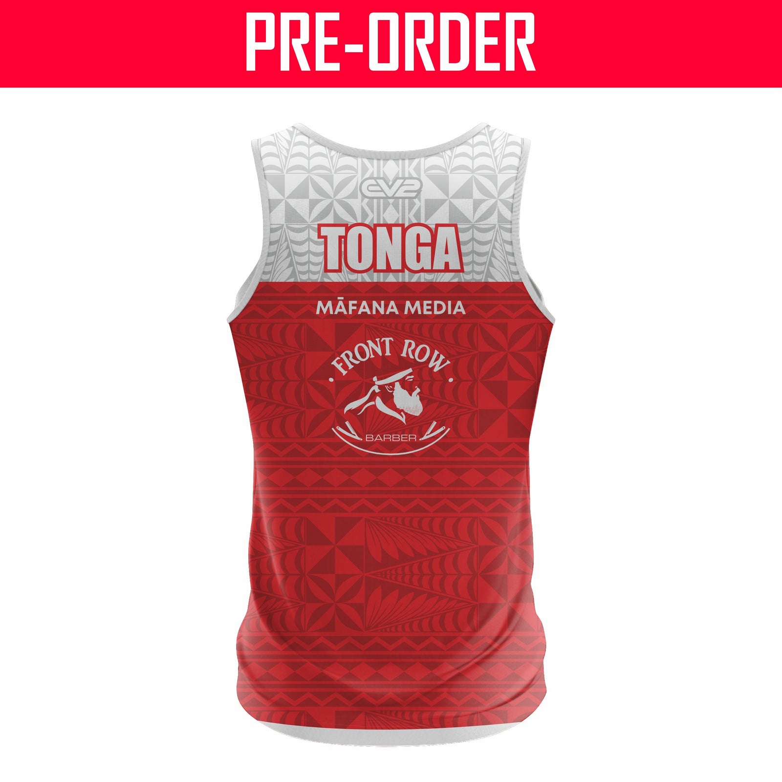 QLD Tonga Rugby League - Training Singlet