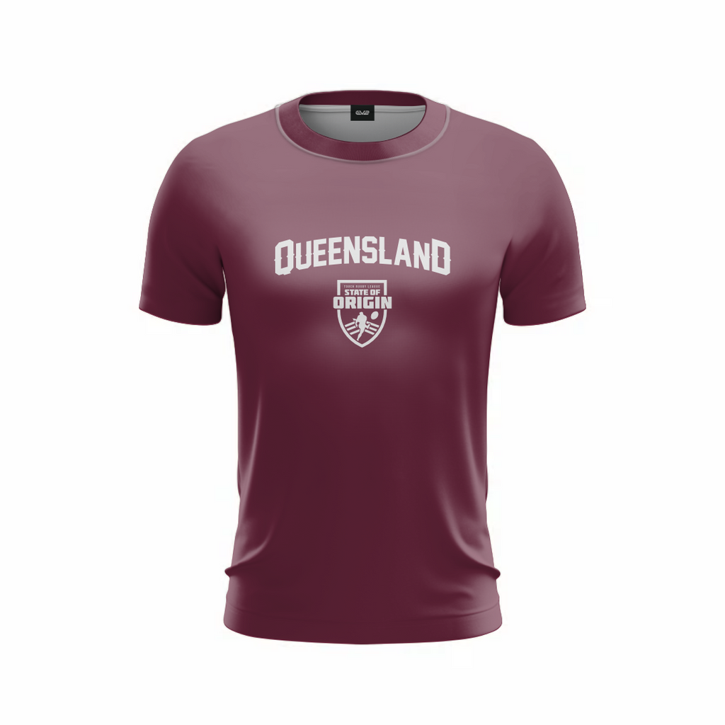 Queensland Tee MAROON (TRL SOO)