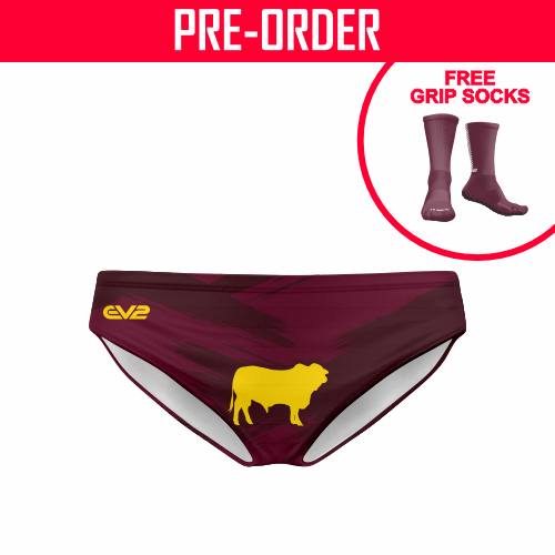 Queensland Veterans Cricket - Swimmers + FREE Grip Socks