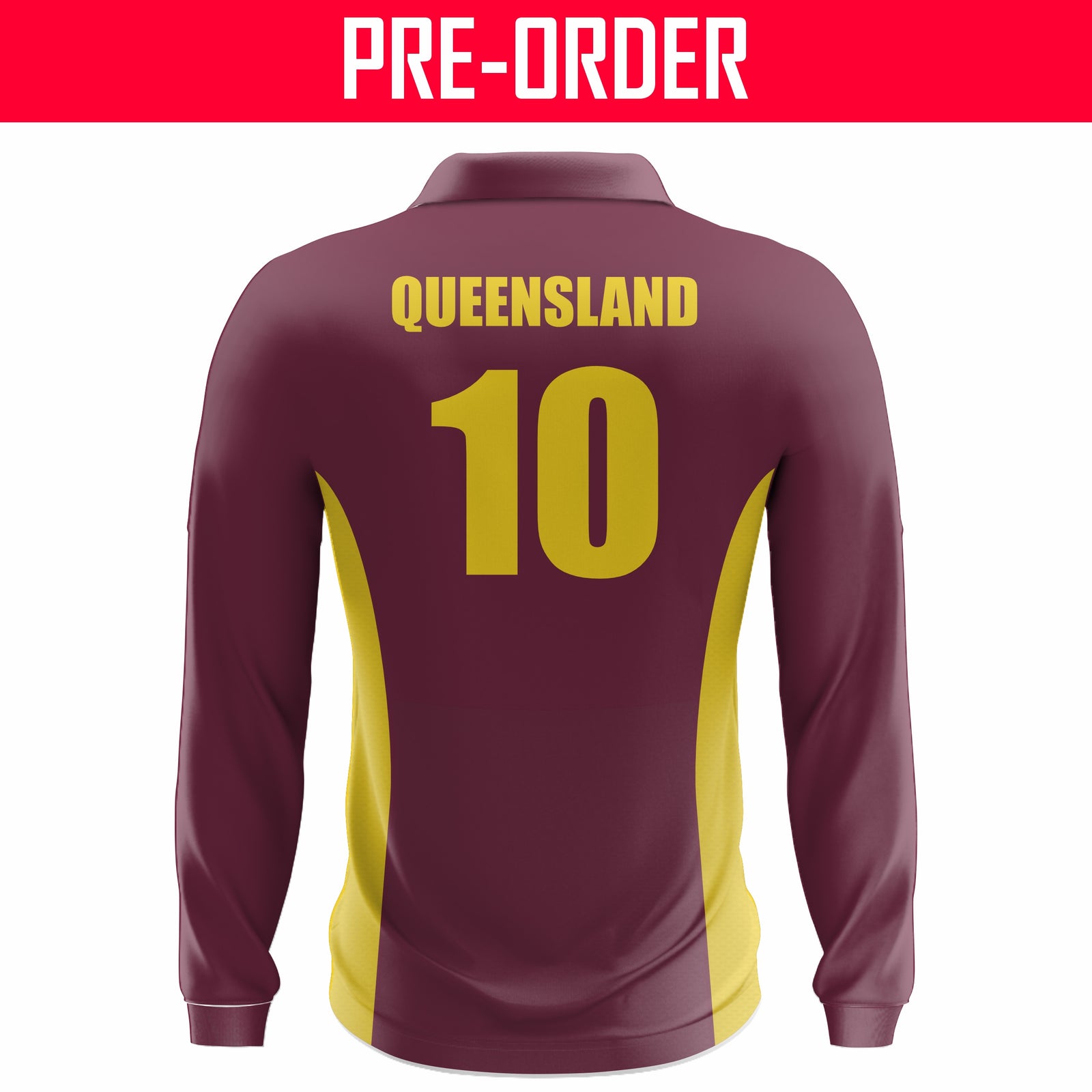 Queensland Veterans Cricket - Champion Cricket Shirt L/S