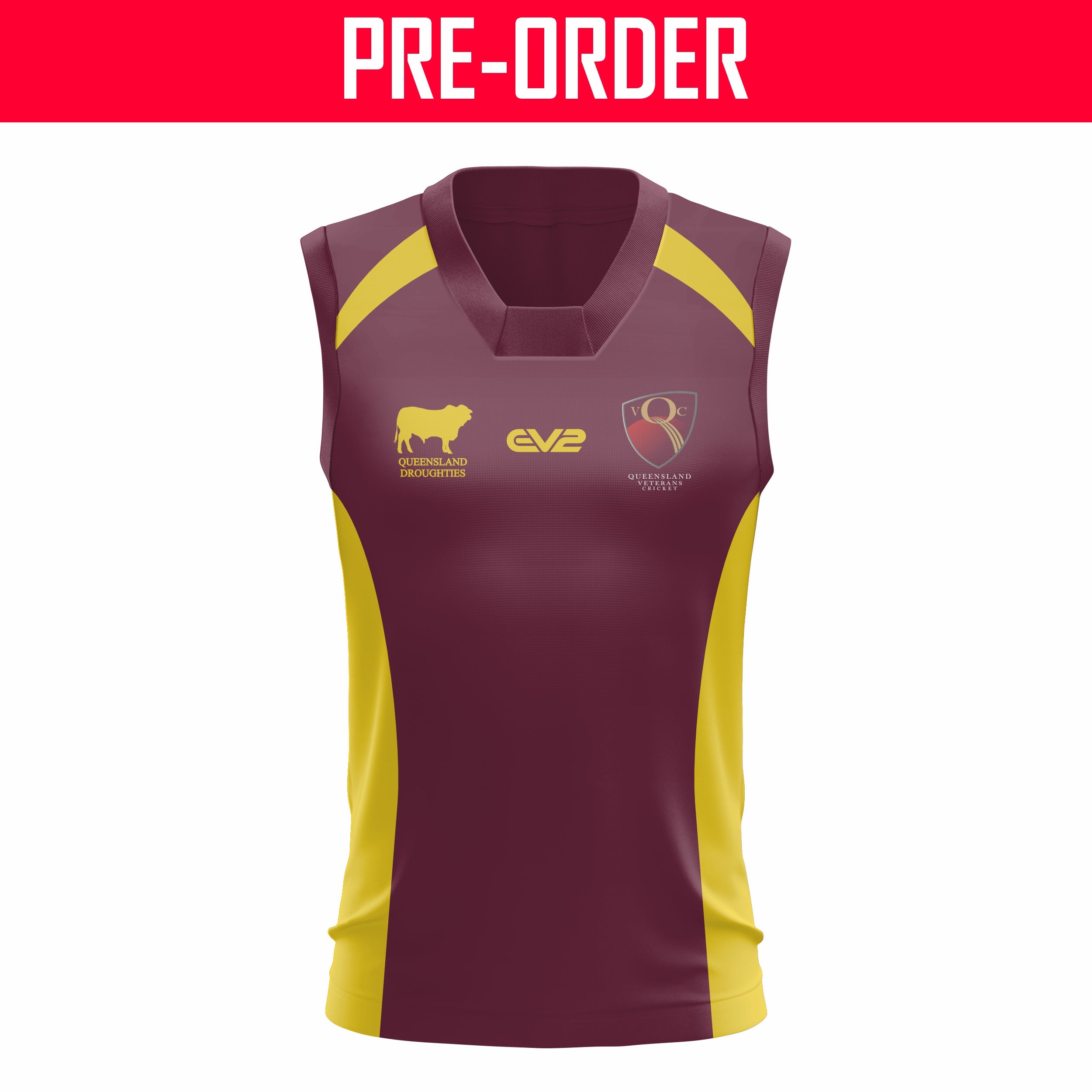 Queensland Veterans Cricket - Cricket Vest