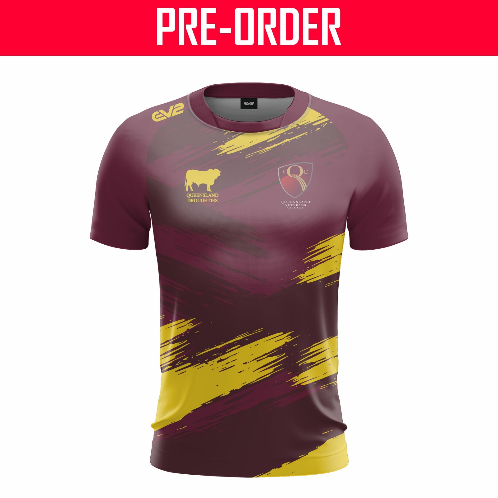 Queensland Veterans Cricket - Training Shirt