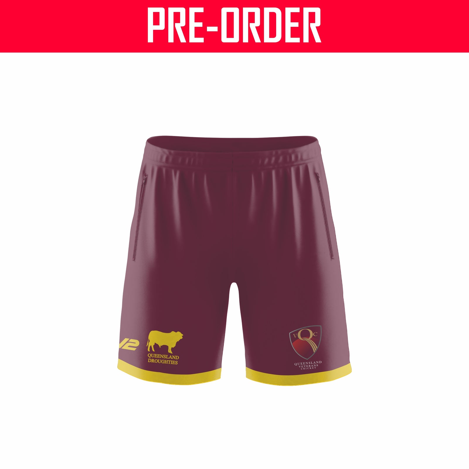 Queensland Veterans Cricket - Training Short