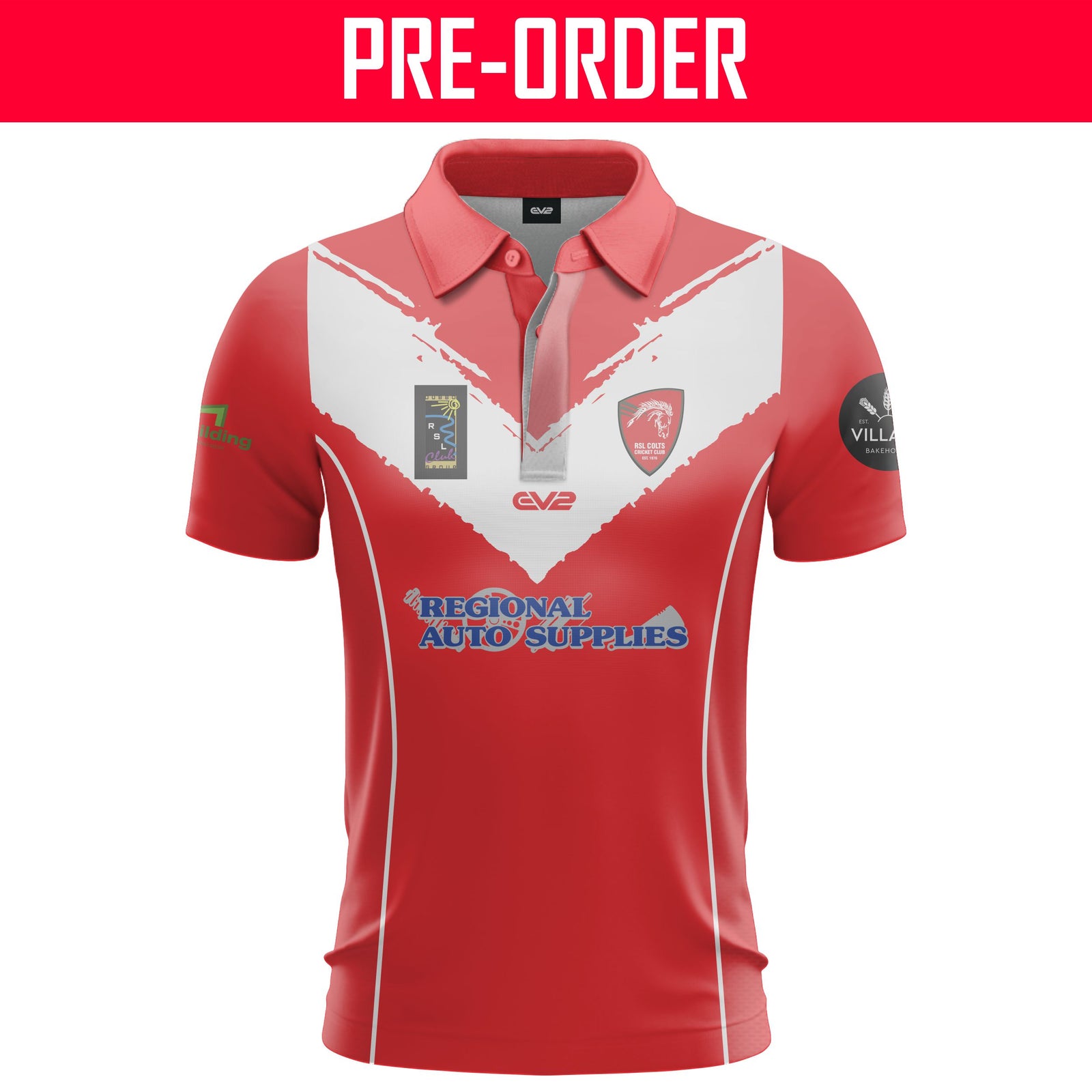 RSL Colts Cricket Club - Champion Cricket Shirt - SHORT SLEEVE