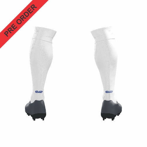 Apollo Football Club - Pro Football Sock - White with Grip
