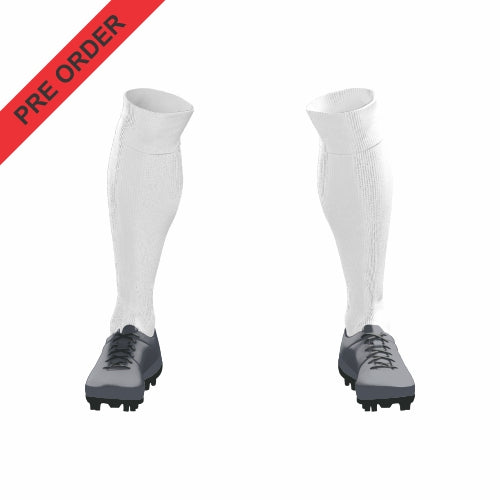 Apollo Football Club - Pro Football Sock - White with Grip