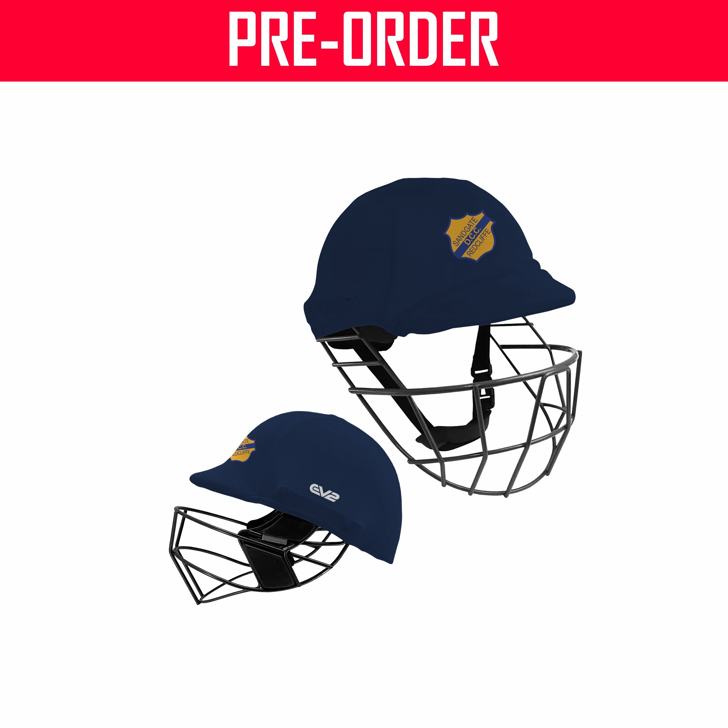 Sandgate-Redcliffe District Cricket Club - Cricket Helmet Clad