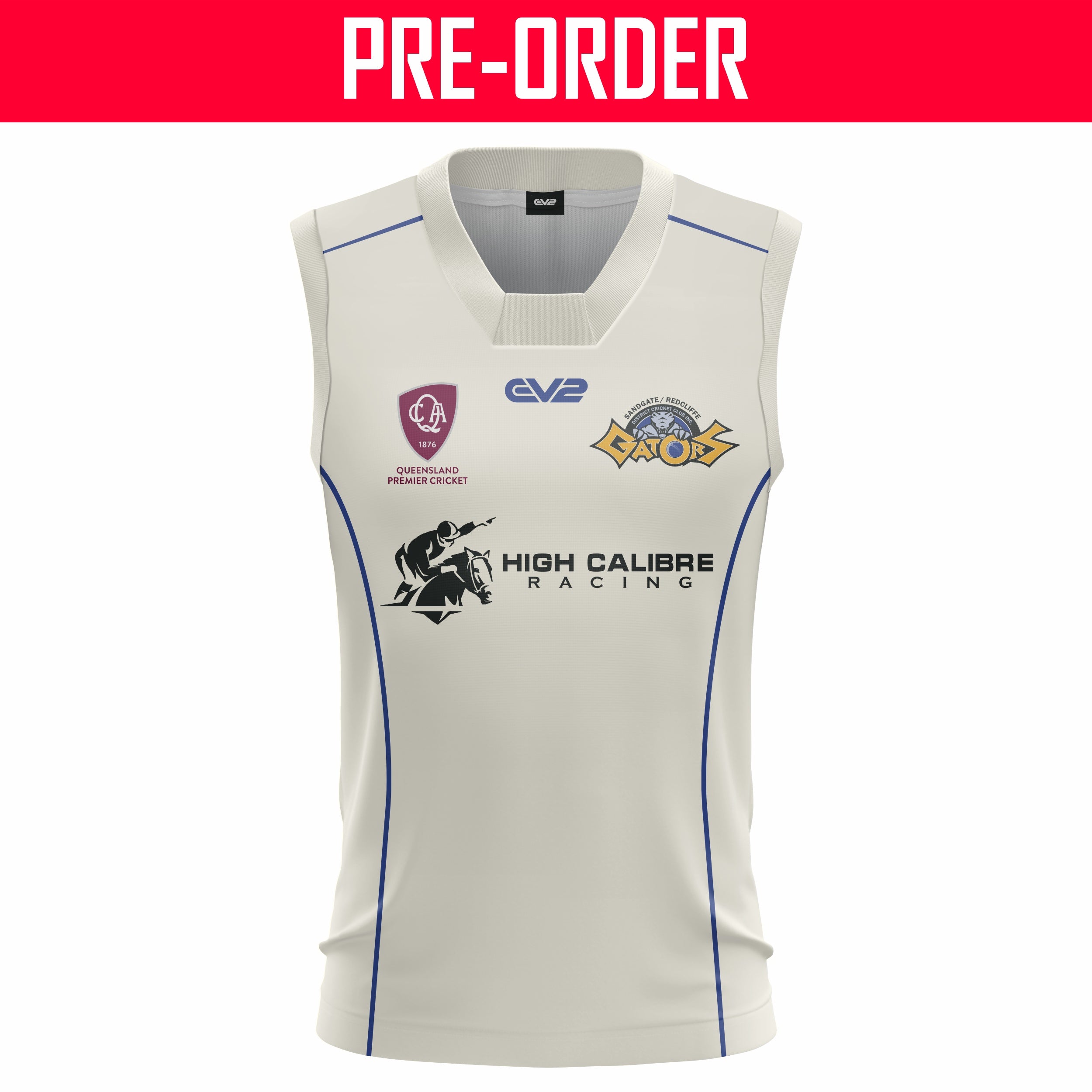 Sandgate-Redcliffe District Cricket Club - Cricket Vest - MENS 2-DAY