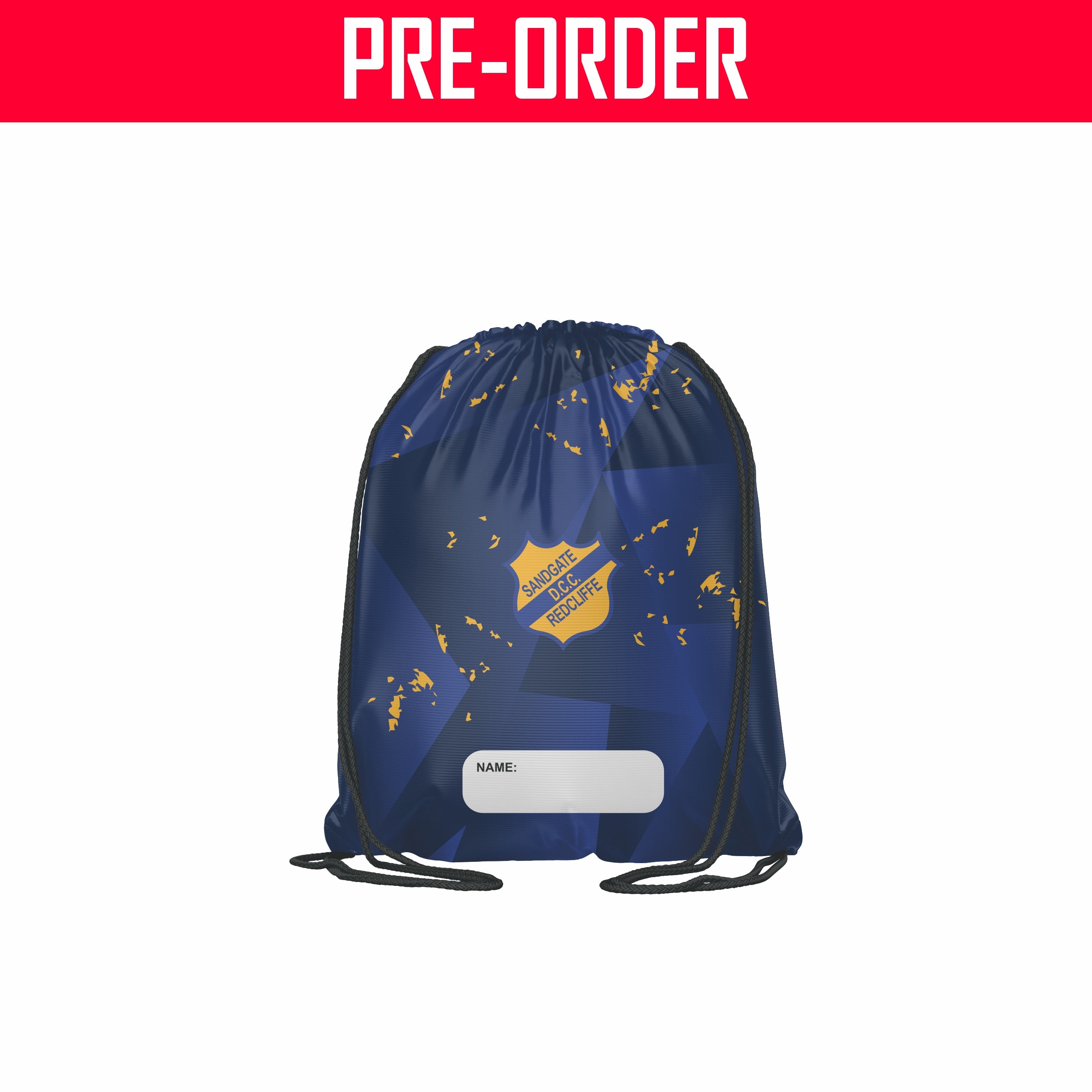 Sandgate-Redcliffe District Cricket Club - Drawstring Bag