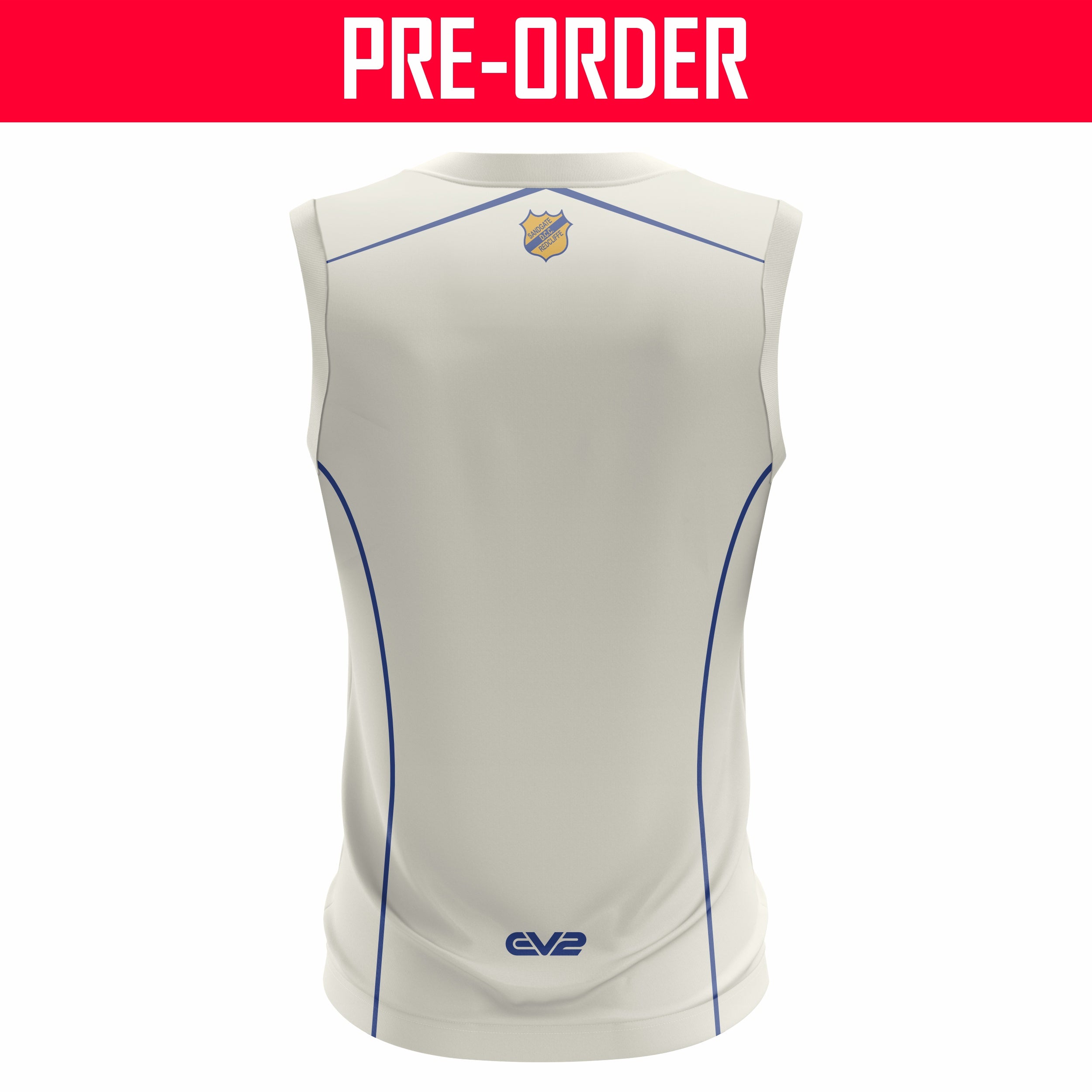 Sandgate-Redcliffe District Cricket Club - Cricket Vest - MENS 2-DAY