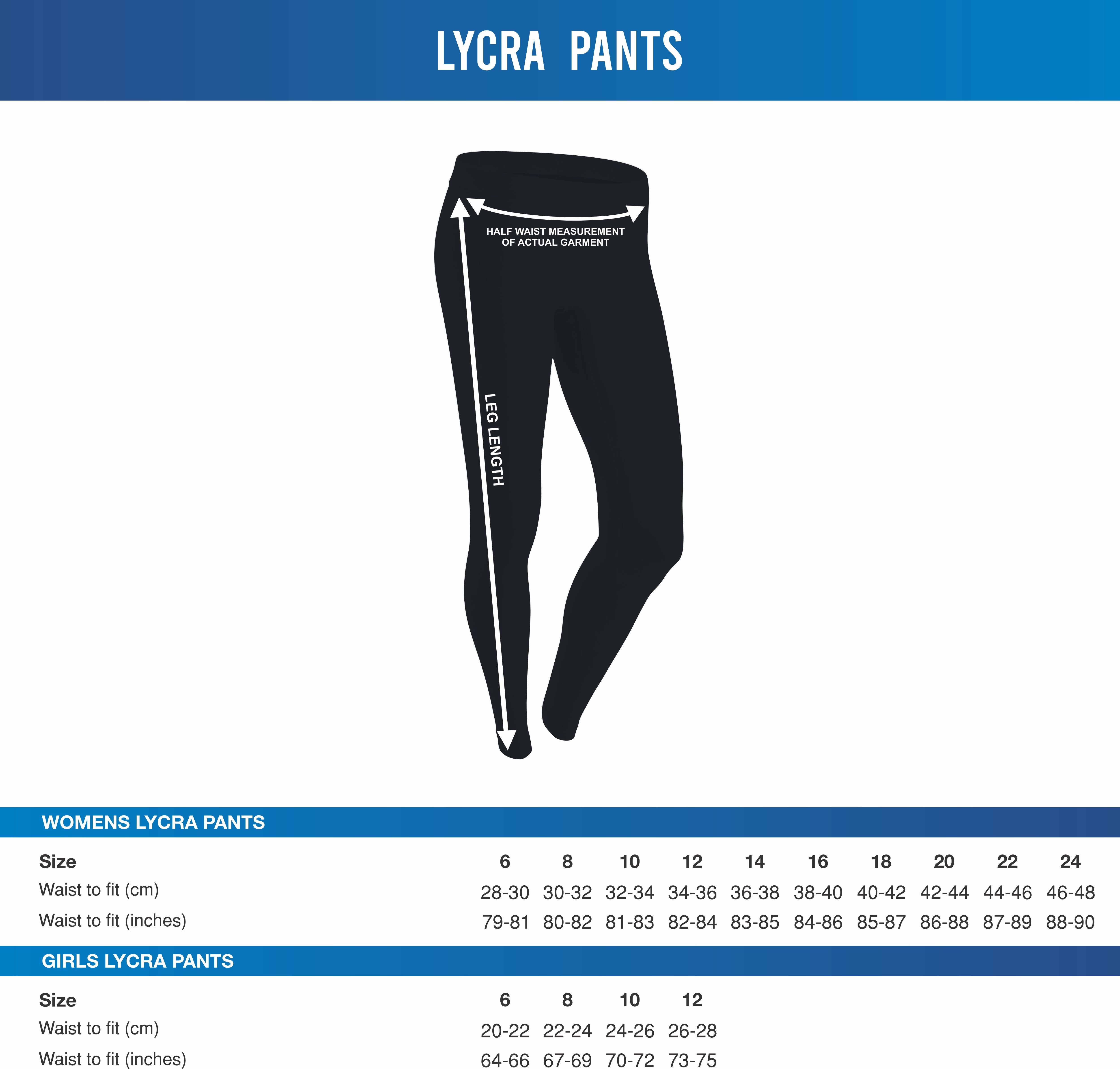 Caloundra Sharks JRL - Lycra Pant