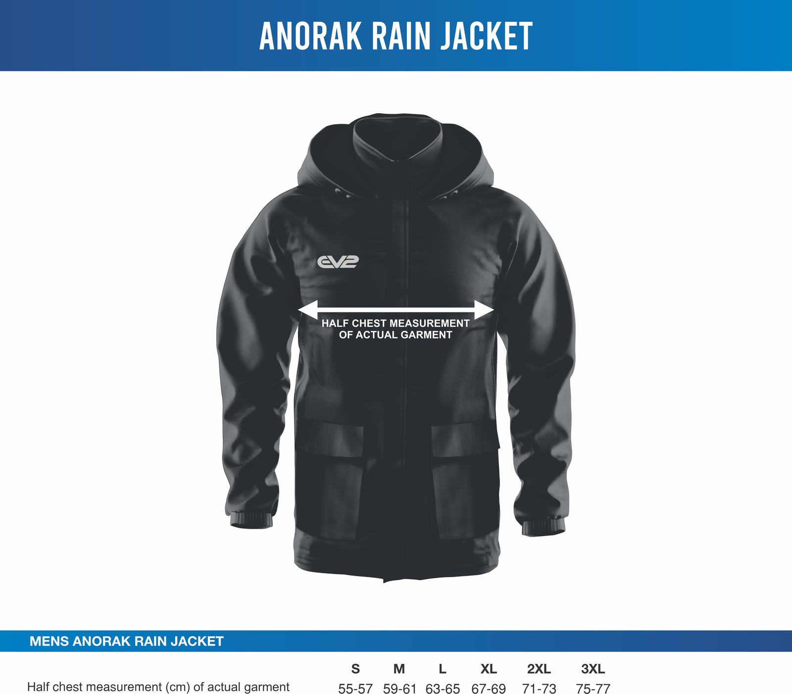 Aspley Devils RLFC Masters - Anorak Rain Jacket