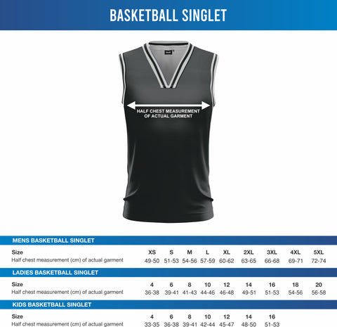 Pioneers Basketball - Official Supporters Singlet - Men's Team