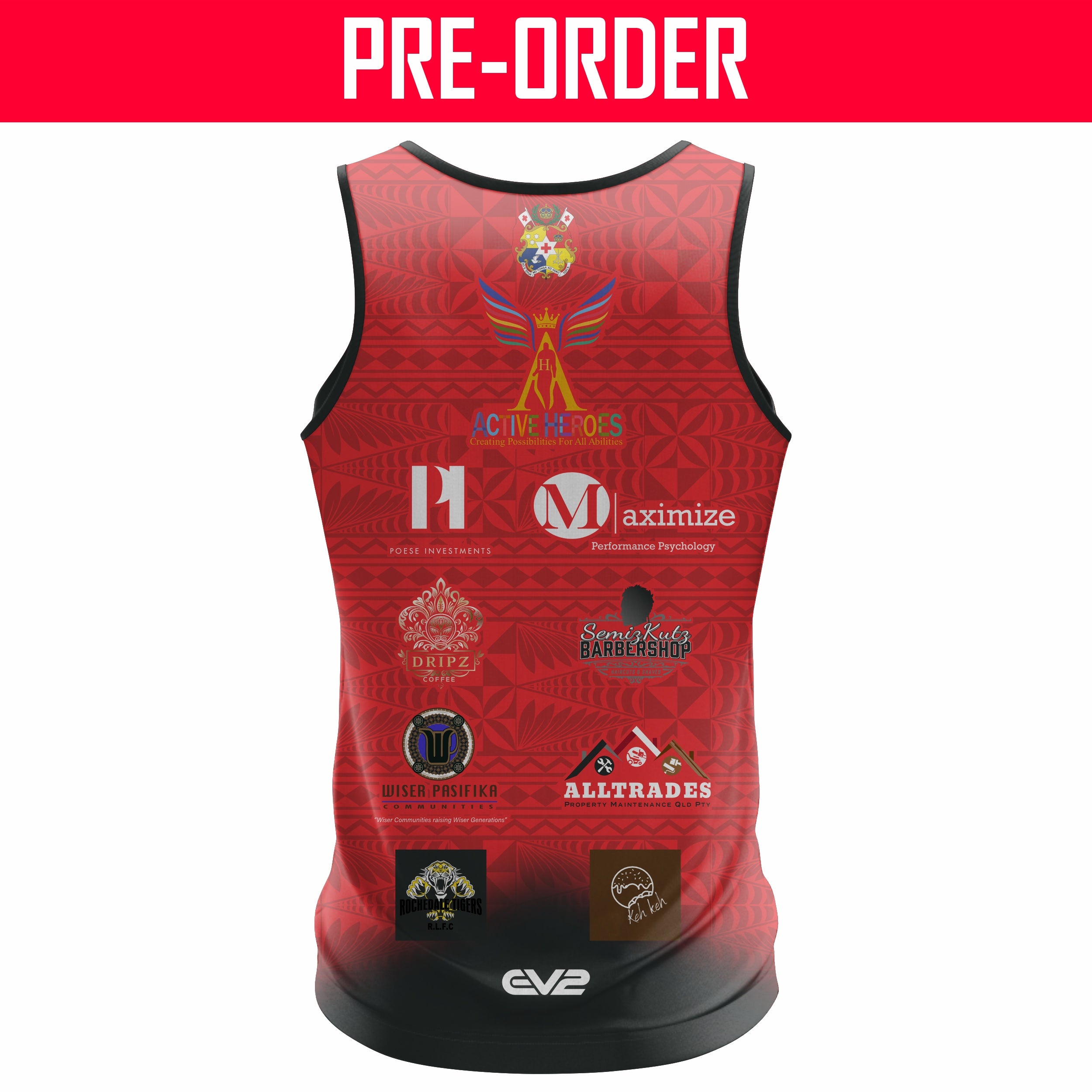 Southern Stallions - Tonga RL - Training Singlet