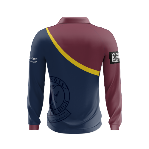 William Ross State High School - Champion Polo-Staff Polo -Set E-Long Sleeve