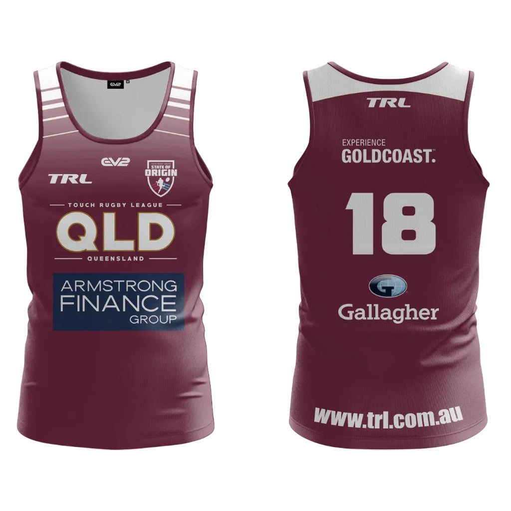 Mens Singlet TRL QLD