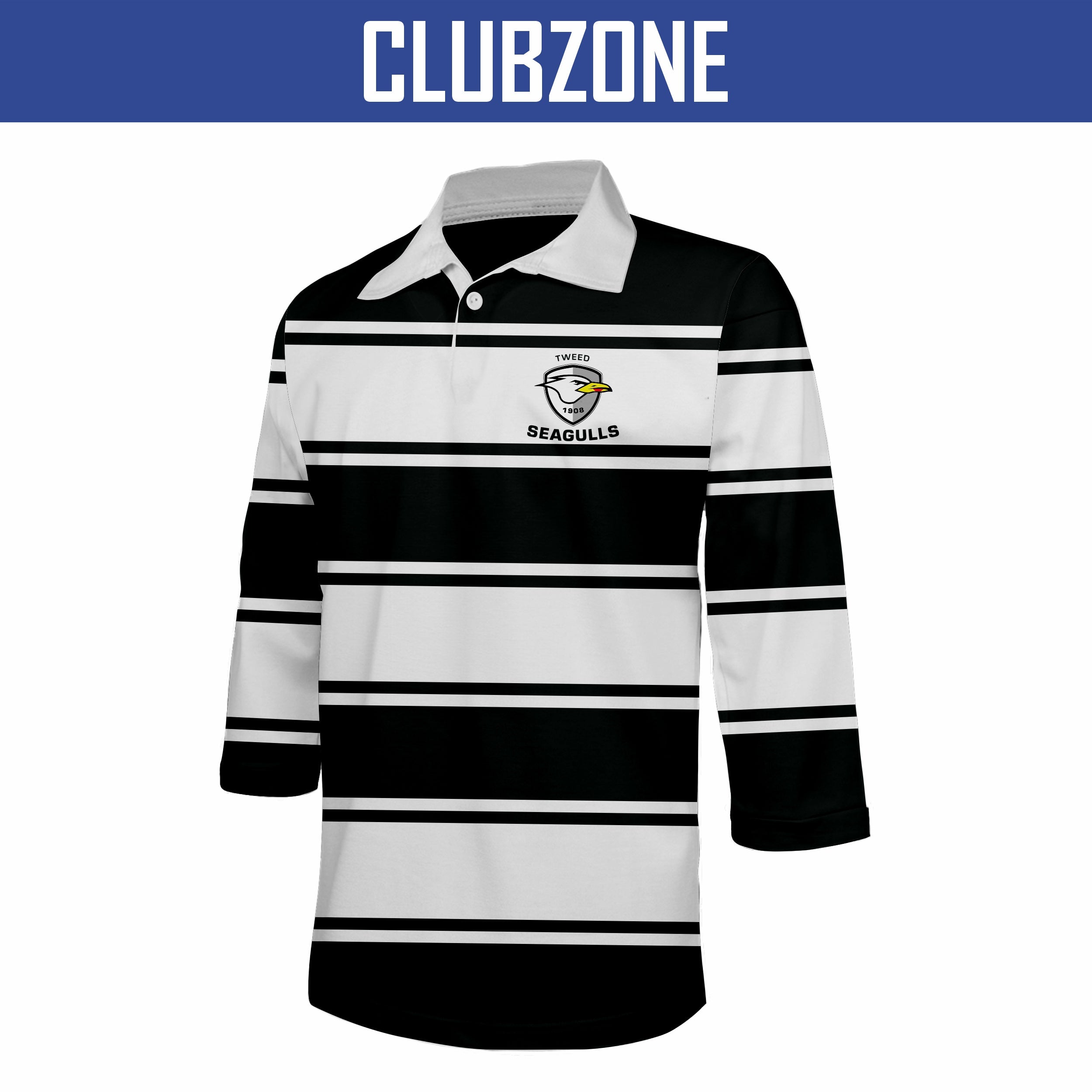 TWEED SEAGULLS RL - 3/4 SLEEVE KNITTED JERSEY