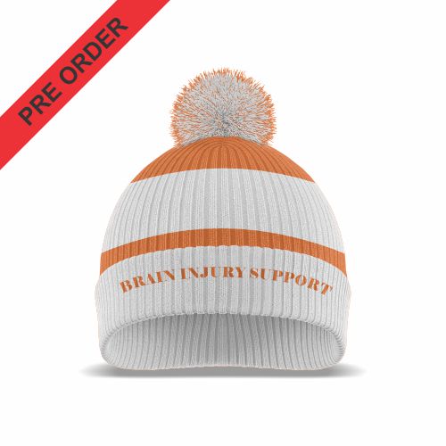 The Orange Butterfly - POM POM Beanie