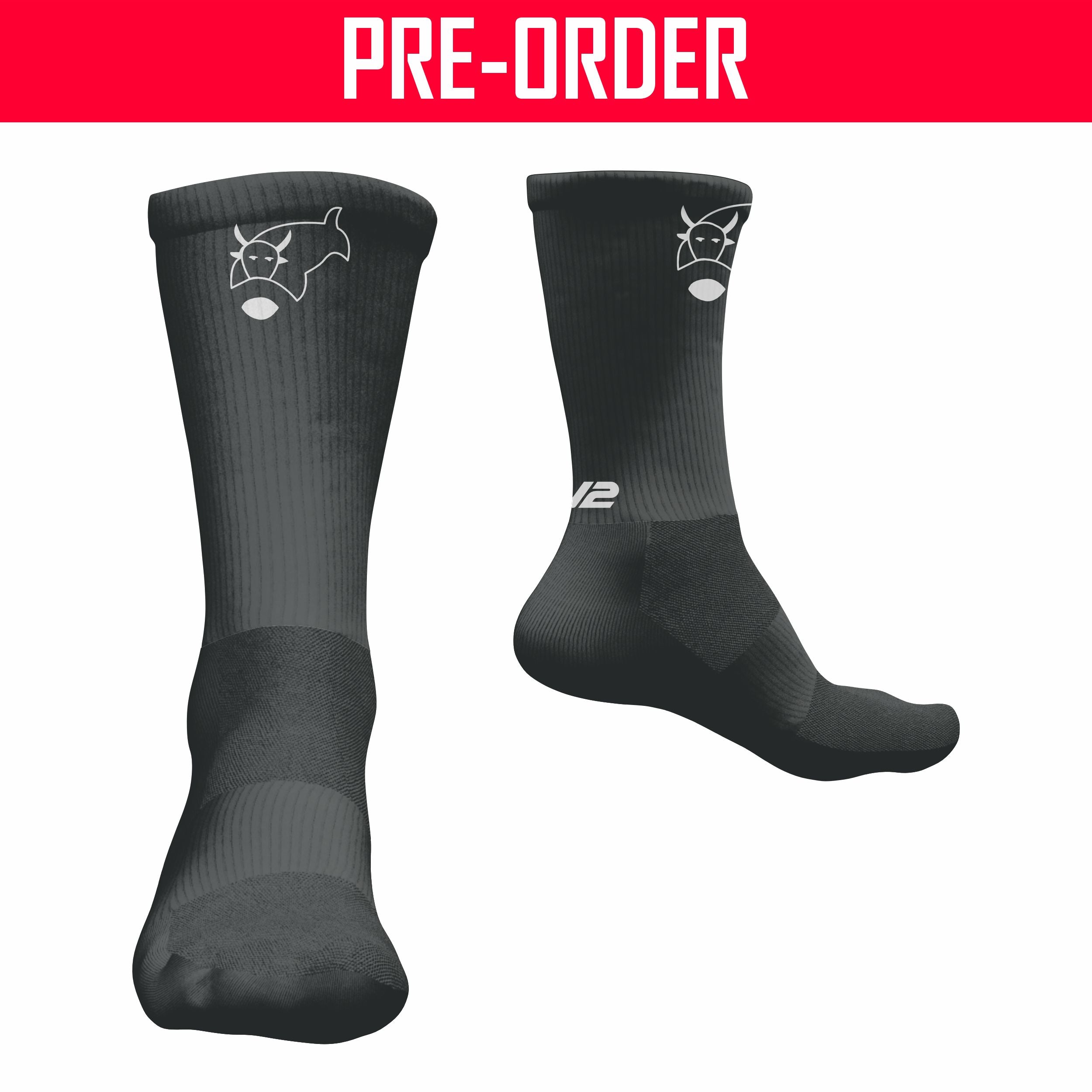 Toowoomba Rangers RUFC - Pro Crew Sock - BLACK