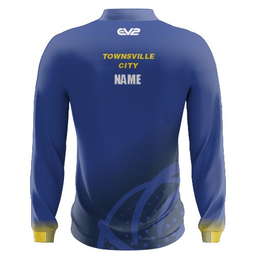 Townsville City Netball - Players Club Polo - Long Sleeve