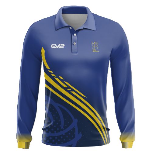 Townsville City Netball - Players Club Polo - Long Sleeve