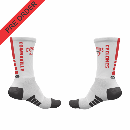 Townsville Cyclones - Pro Crew Sock with Grip