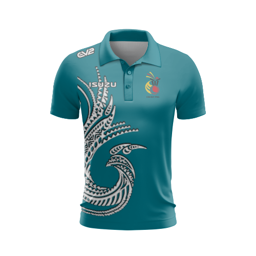 Cricket PNG - Isuzu - Teal - Training Polo