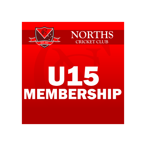 Norths Cricket (NCCSHOP) - JUNIOR Membership - Under 15