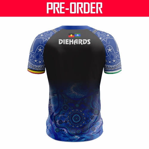 Valleys Diehards RLFC - 2024 Indigenous Training Shirt