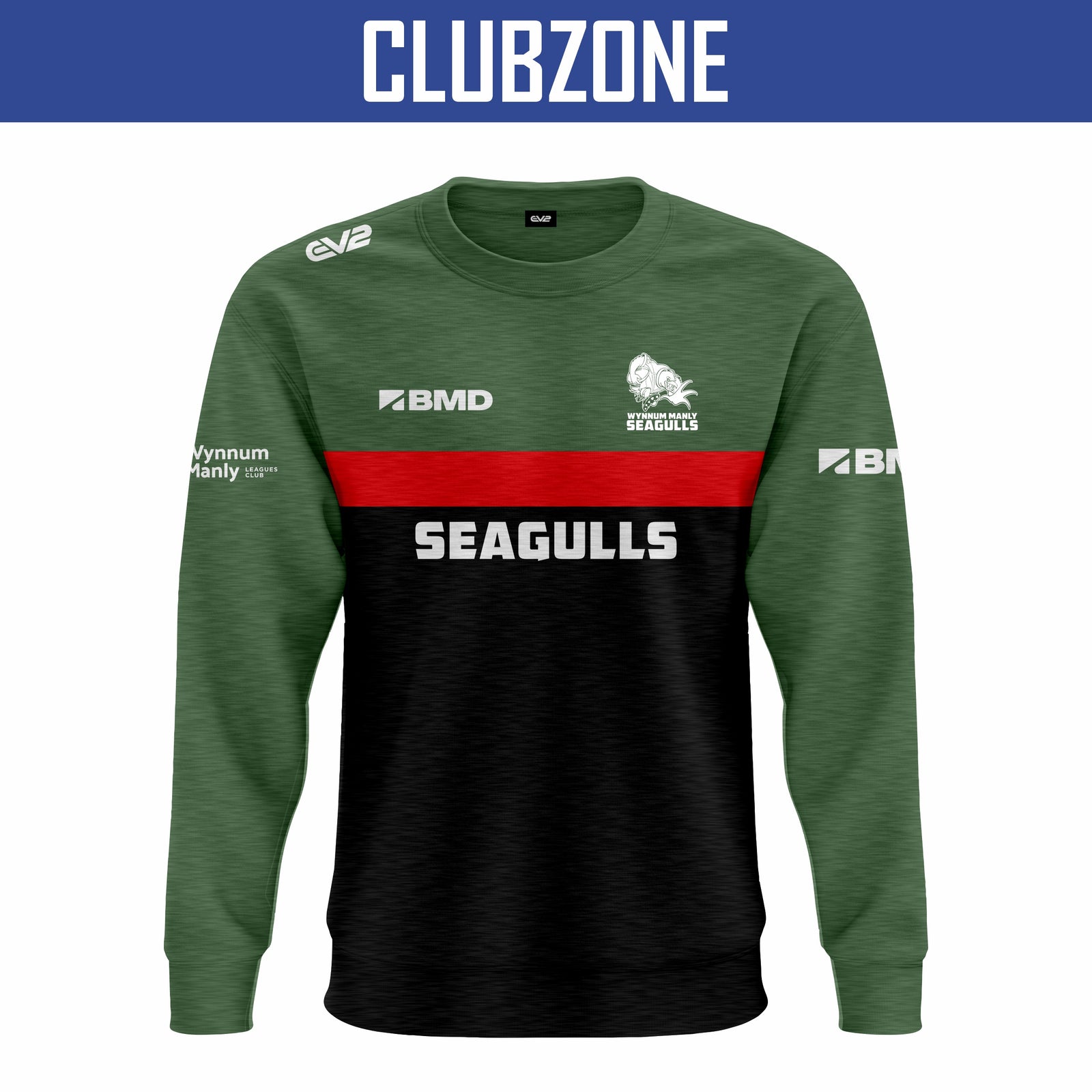 WYNNUM SEAGULLS RLFC - CREW NECK