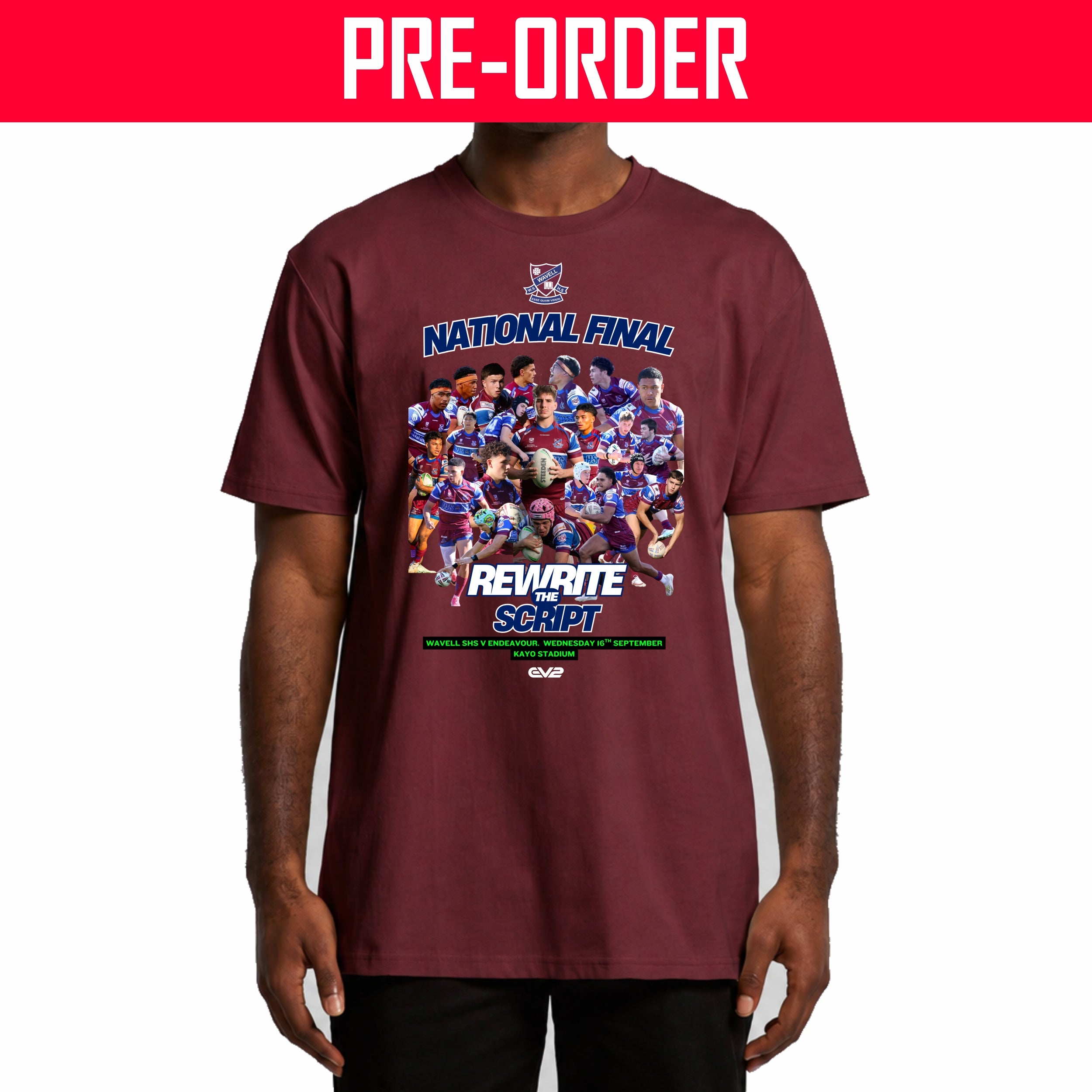 Wavell State High School - Cotton Tee - NATIONAL FINAL