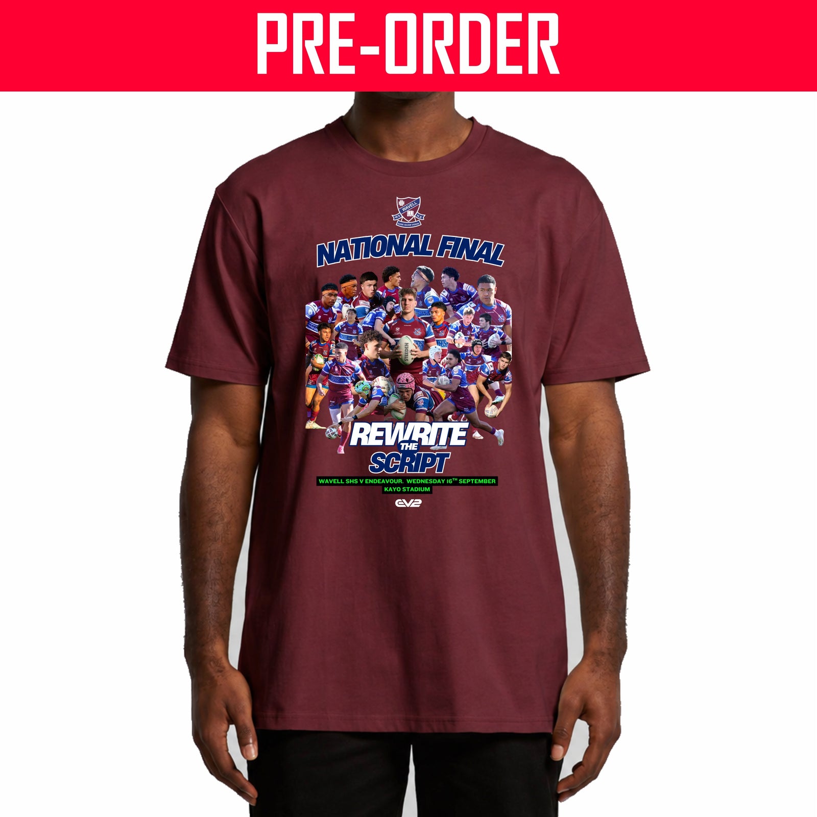 Wavell State High School - Cotton Tee - NATIONAL FINAL