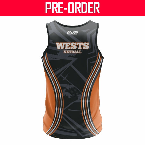 Wests Netball Mackay - Training Singlet