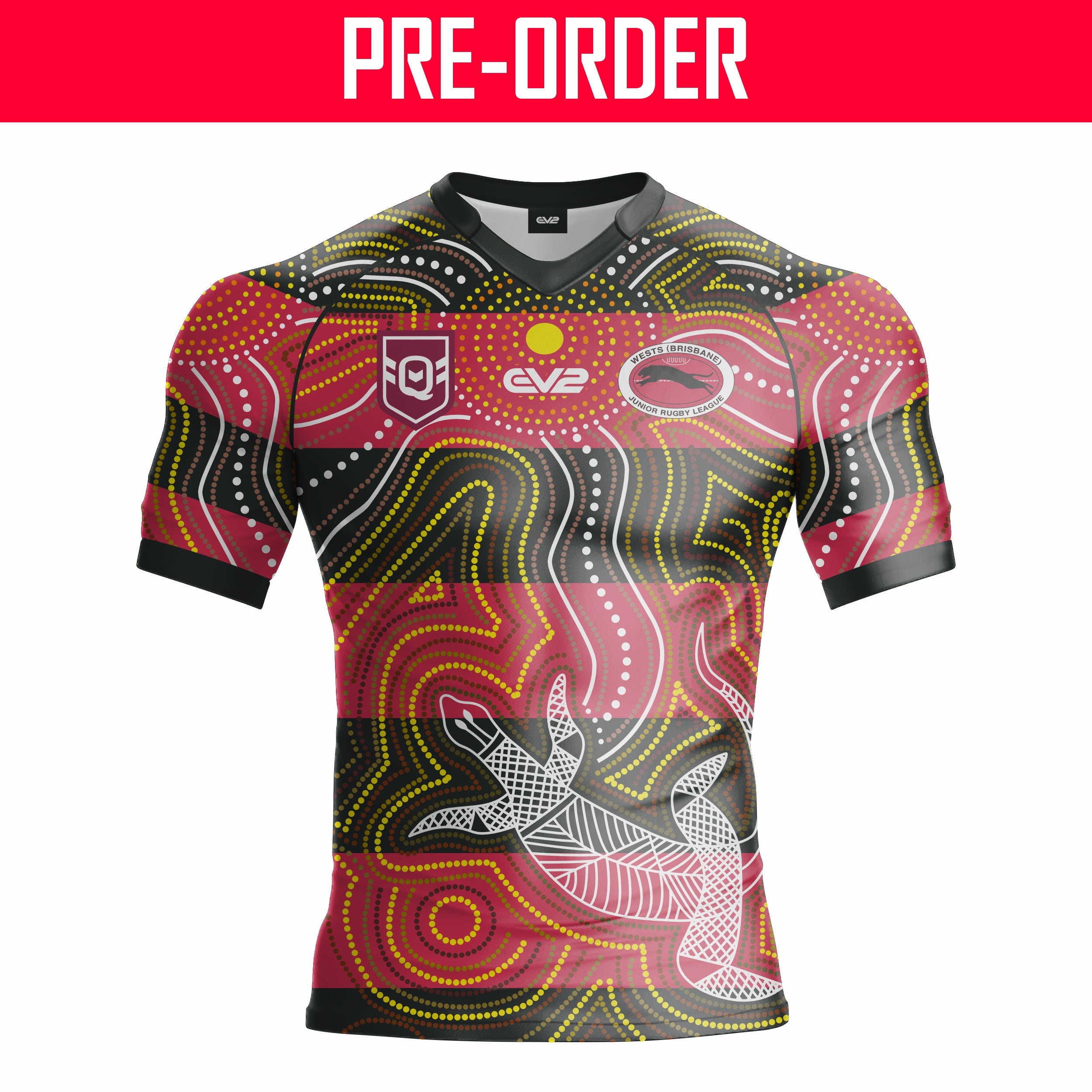 Wests Brisbane JRL - Pro Jersey - INDIGENOUS