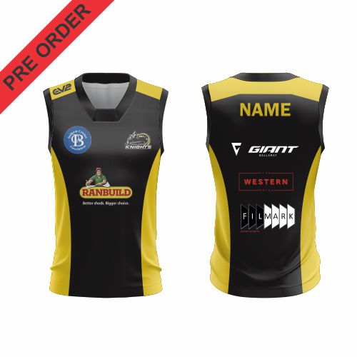 Creswick Cricket Club- Cricket Vest - Gold