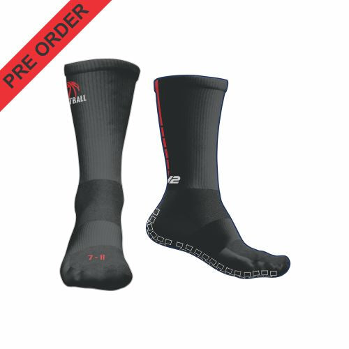 DT Basketball - Pro Crew Sock - with Grip