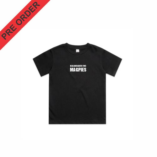 Kalangadoo Magpies - Kids Classic Tee - 5069 - Black