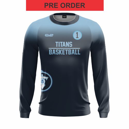 Port Augusta Titans - Warm up Shirt - Long Sleeve