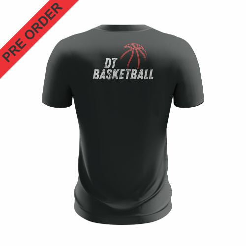 DT Basketball - Black Cotton Tee