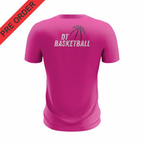 DT Basketball - Cotton Tee - PINK