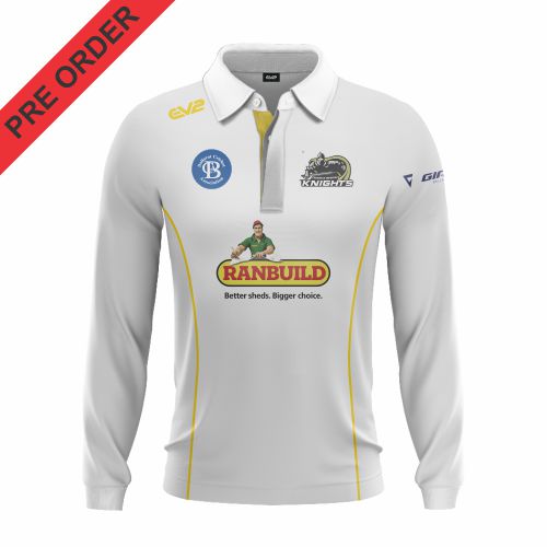 Creswick Cricket Club - Champion Cricket Shirt - White Long Sleeve