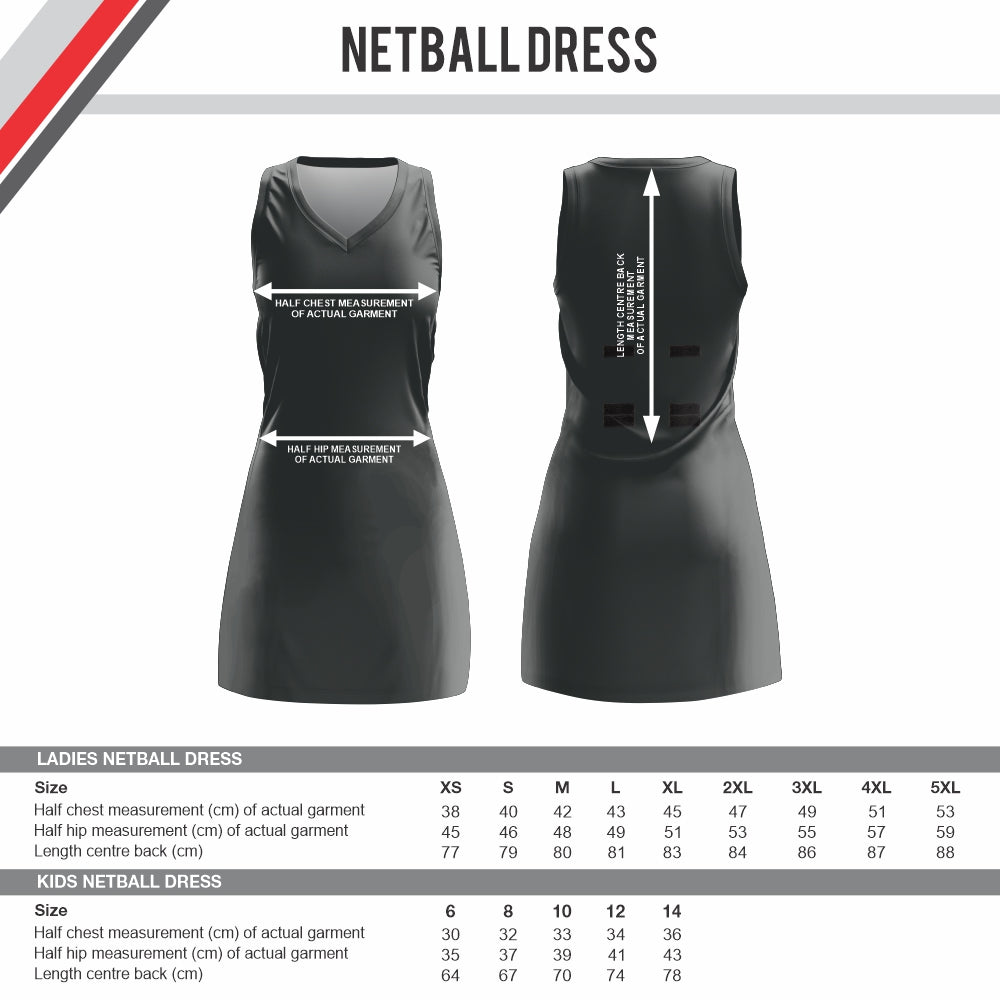 Bracken Ridge Bulls - Outdoor Netball Dress