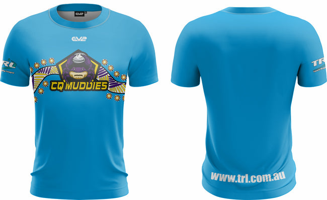 CQ Mud Crabs - Training Shirt (TRL Club Merchandise Shop)