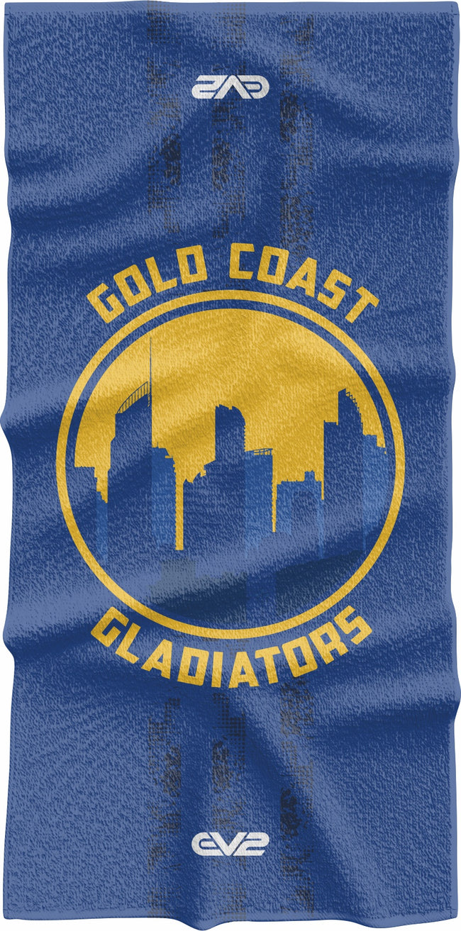 Gold Coast Gladiators - Beach Towel (TRL Club Merchandise Shop)