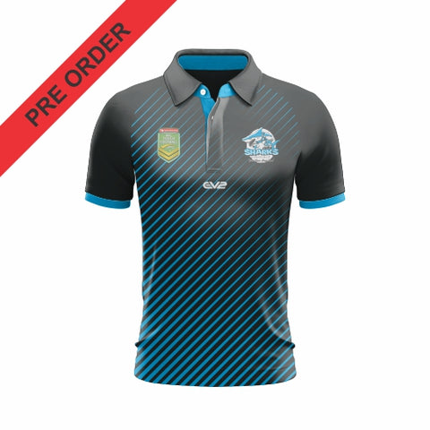 Sharks Touch Townsville - Black Mesh Cap