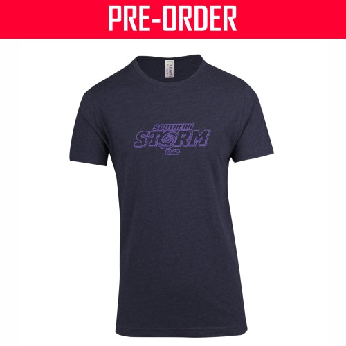 Southern Storm Touch Football - Navy Cotton Tee