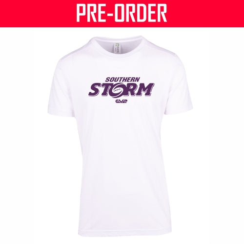 Southern Storm Touch Football - White Cotton Tee