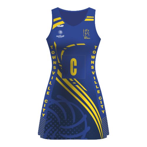 Townsville City Netball-  Netball Dress-Longer Length