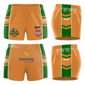 Rugby League Devils Pro Shorts ($25 - $35). (x 80)