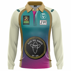 Cricket Halftone Champion Shirt - LS ($43 - $56). (x 39)
